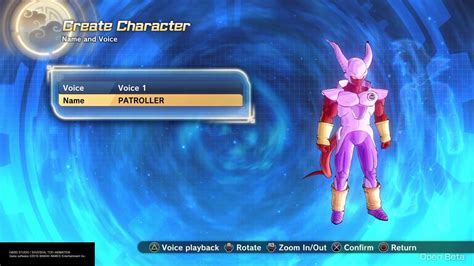 Dragon Ball Xenoverse 2 Beta Character Creation Janemba Youtube