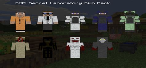 Scp Secret Laboratory Skin Pack Minecraft Skin Packs