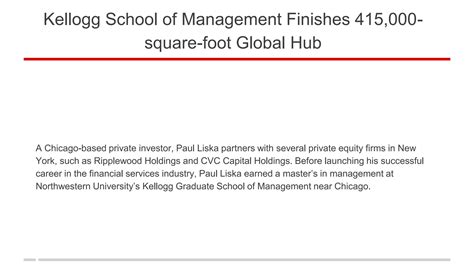 Kellogg School Of Management Finishes 415000 Square Foot Global Hub