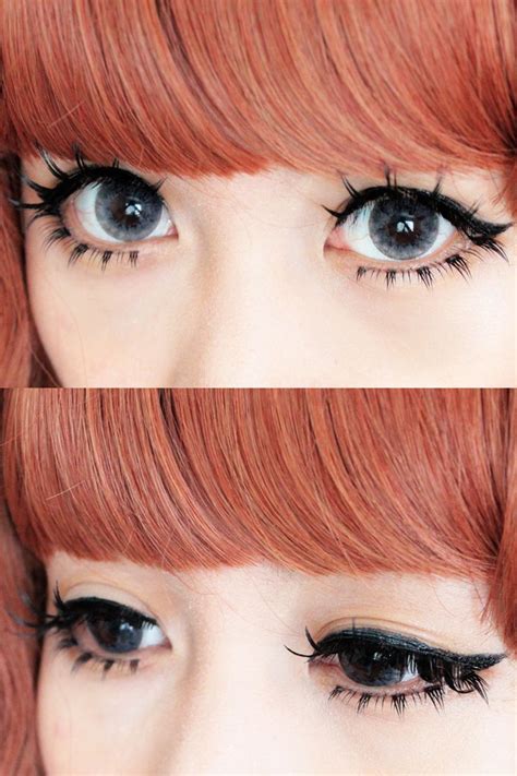 Gyaru Eye Big Eyes Makeup Lolita Makeup Gyaru Makeup
