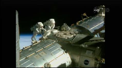 International Space Station Us Eva 29 Time Lapse Youtube