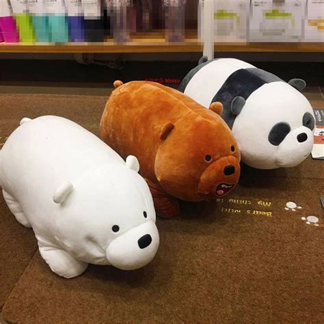 Say hello to the sweetest 'bite sized' puppies around! We Bare Bears Ice Bear Plush Toys Cute Stuffed Doll Soft ...