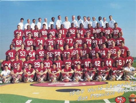 1989 San Francisco 49ers San Francisco 49ers 49ers San Francisco