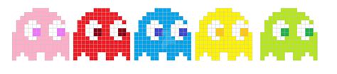 8 Bit Pac Man Ghosts By Kiyokaayumi On Deviantart
