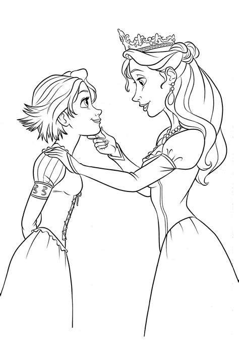 Tangled Printable Coloring Pages