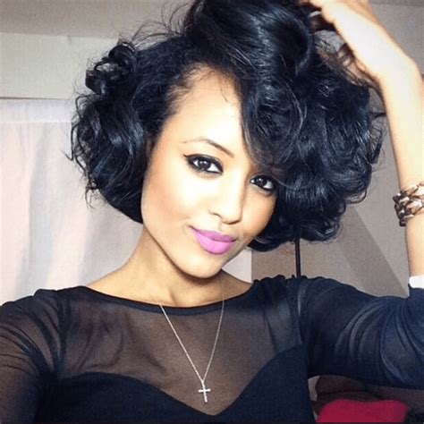 An elegant short bob is a great way to show off your neck and highlight the bone structure in your face. Top 21 Gorgeous Bob Hairstyles for Black Women