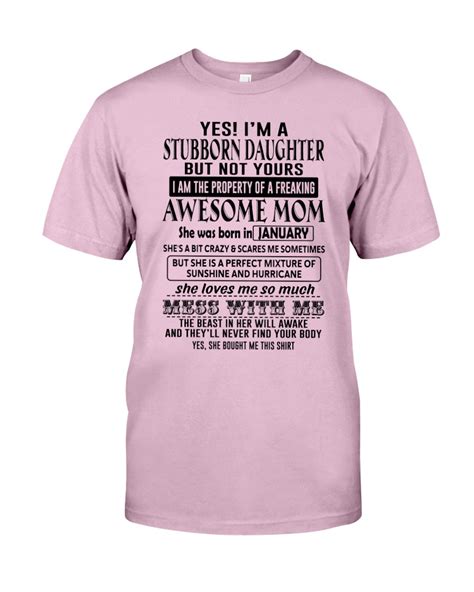 Stubborn Daughter Awesome Mom 1