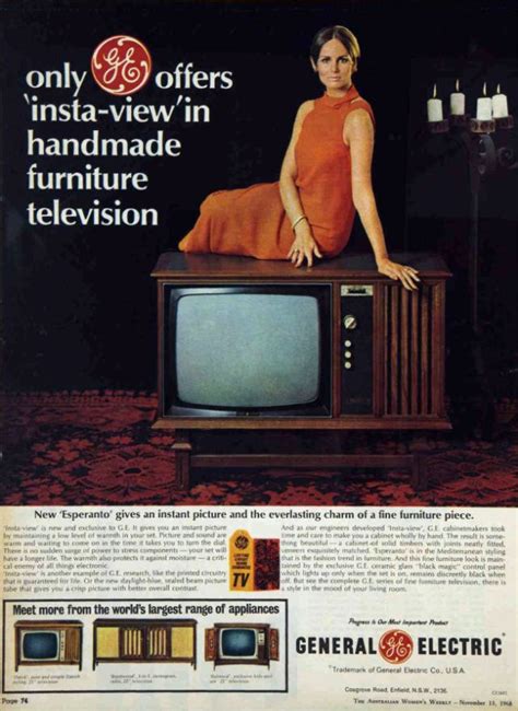 Fascinating Vintage Tv Set Ads From The 1960s To 1970s Vintage Everyday