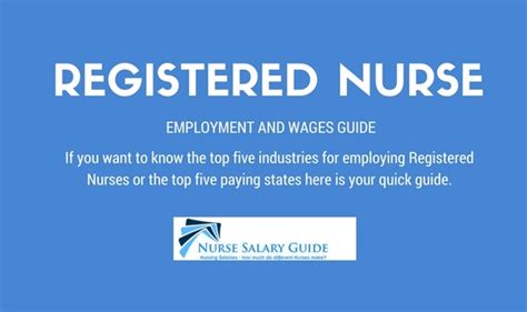 Registered Nurse Guide To Salary Infographic Visualistan