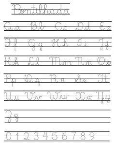 Si lo que buscas son letras para imprimir has llegado al lugar indicado. Abecedario caligrafia cursiva para imprimir - Imagui ...
