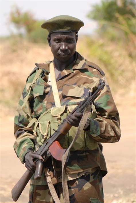 Sudanese Soldier A Soldier Of The Sudan Peoples Liberation Army Ad