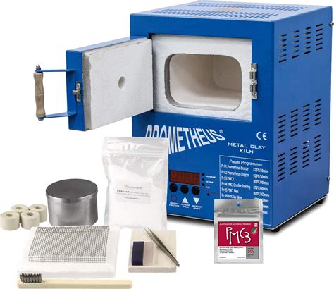 Precious Metal Clay Pmc3 Starter Kit Inc Kiln And 10pc Accessories