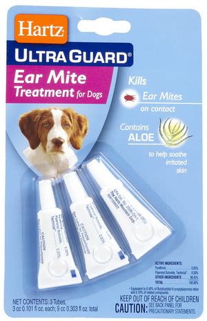 +หมด+ Hartz UltraGuard Ear Mite Treatment รักษาหูอักเสบ คันหู กำจัดไร ...