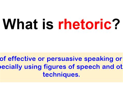 Rhetoric And Speeches Ks3 Teaching Resources