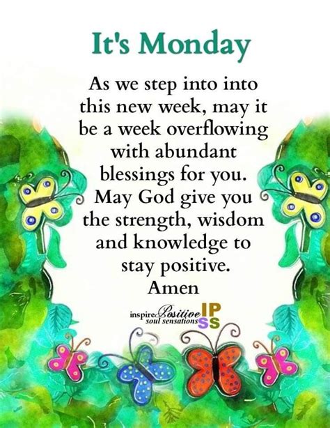 My Prayer For You This Monday For The Week Ahead Abundant