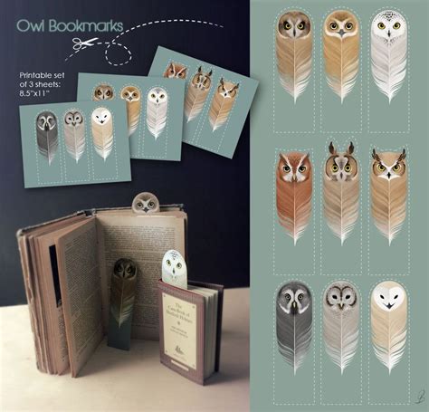 Harry potter and the philosopher's stone. Free Printable Owl Bookmarks for Harry Potter Fans ...