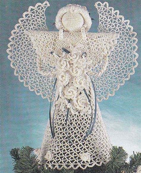 Christmas Crochet Patterns Angel Tree Topper Ultimate Victorian