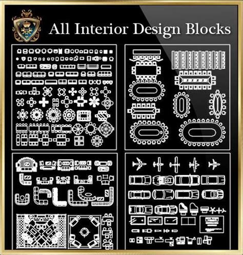 Interior Design Full Cad Blocks Collections Best Collections
