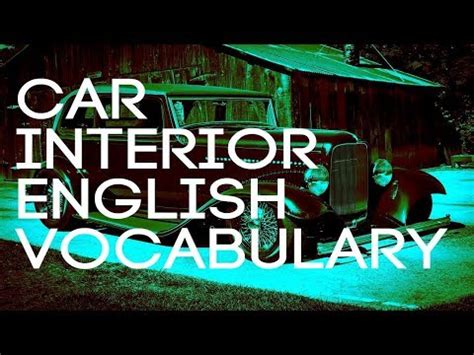 Anyone had experience shipping car parts with dhl express? Car Interior English Vocabulary - YouTube