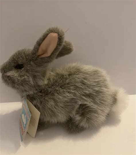 Applause Gershwin Remarkable Rabbits 11 Plush Tags Rabbit 1989 Grey