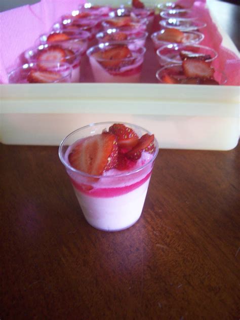 Start by making strawberry jello using strawberry jello powder and boiling water. Lick The Spoon: Strawberry Mousse Cups