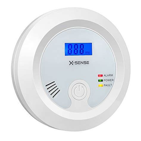 Carbon monoxide detector utilizes an electrochemical sensor to detect fire hazards and sounds an 85 db alarm when a hazard is detected. X-Sense CO03B Carbon Monoxide Detector CO Alarm with ...