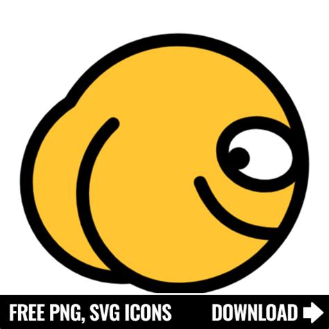 Free Ass Emoji Svg Png Icon Symbol Download Image