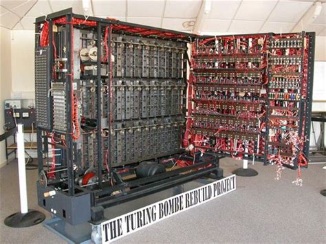 The Bombe 1950 Also Called The Turing Welchman Bombe For Breaking