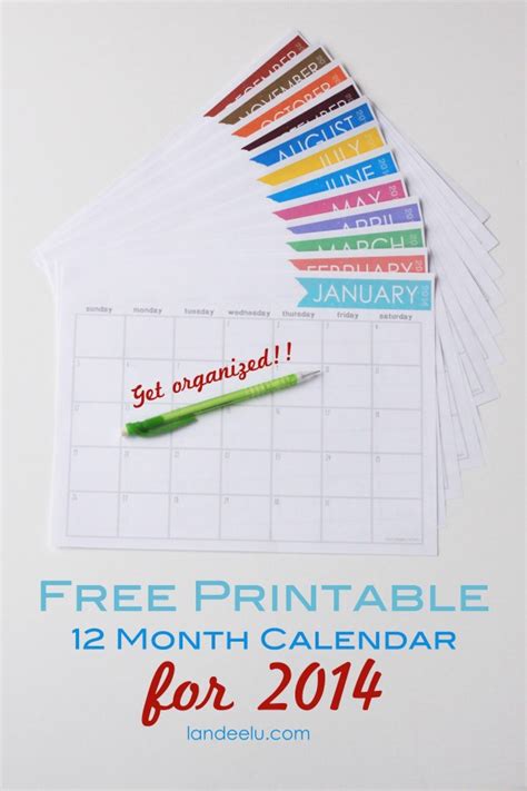 These free monthly calendar templates allow you to create a professional looking calendar just by choosing a month and a year. Free Printable Calendar 2014 - landeelu.com