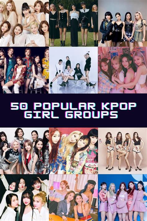 50 Popular K Pop Girl Groups To Know Kpop Girl Groups Kpop Girls Girl Group