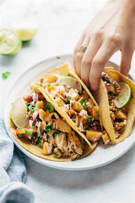 Easy Chili Lime Fish Tacos Recipe Pinch Of Yum