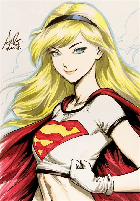 Supergirl By Stanley Lau Artgerm Supergirl Drawing Dc Comics