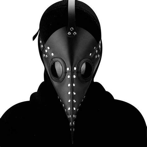 Scary Halloween Mask Plague Doctor Bird Mask Long Nose Beak Cosplay