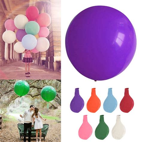 1pc Colorful Blow Up 36 Inches Balloon Ball Helium Inflable Big Latex