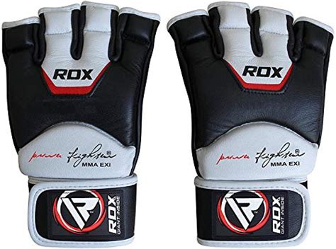 Rdx Mma Gloves For Martial Arts Training And Sparring Cowhide Leather