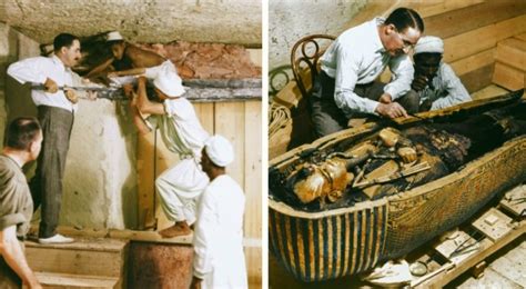 Die Öffnung Des Grabes Von Tutanchamun Eine Firma Macht Es Möglich