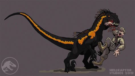 Jurassic World Indoraptor Dinnertime By Hellraptorstudios On