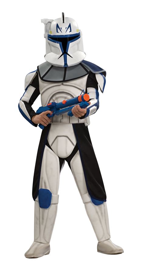 Star Wars Clone Wars Clone Trooper Childs Deluxe Captain Rex Costume