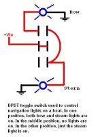 Varies on routing through vehicle color code based: 6 Pin Dpdt Switch Wiring Diagram For Navigation Lights