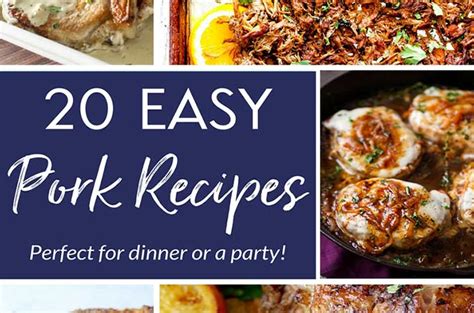 20 Mouthwatering Pork Recipes The Chunky Chef