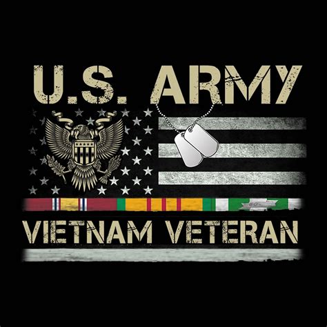 Us Army Vietnam Veteran Usa Flag Veteran Vietnam Army Design Etsy