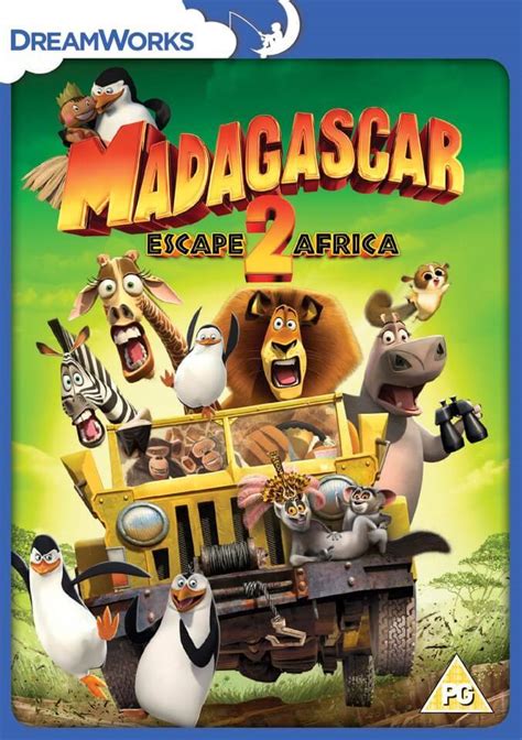 Madagascar 2 Escape To Africa 2015 Artwork Dvd Zavvi Uk