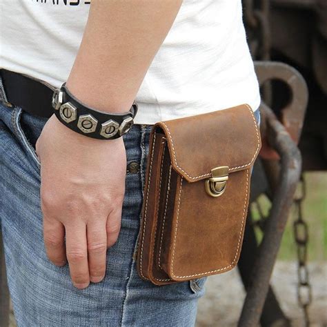 Leather Pouch Bag Pattern For Men