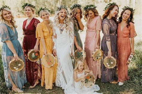 20 Mix And Matched Bohemian Bridesmaid Dresses For 2023