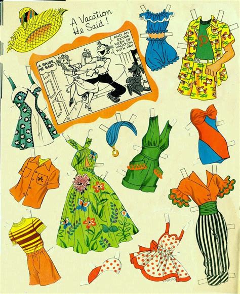 Vintage 1953 Blondie Yard Paper Dolls Laser Reproduction~lo Price~orig