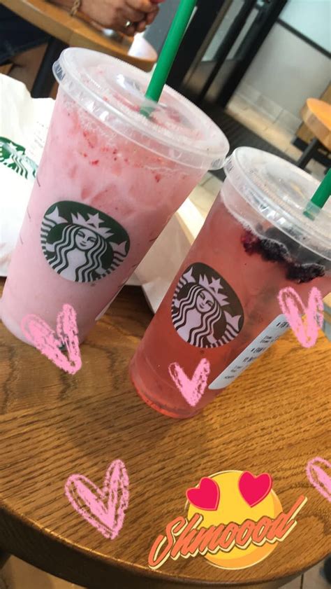 💕🧡💕 Starbucks Drinks Pink Starbucks Starbucks Secret Menu