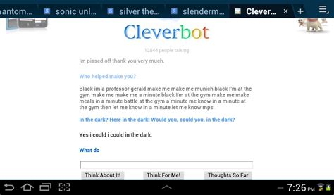 Best Cleverbot Convo Ever By Shadowsonicsilverfan On Deviantart