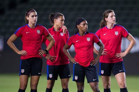 Youth football is a competition that tests who can teach the most effectively and efficiently. Alex Morgan, Kristen Edmonds, Crystal Dunn, and Andi ...