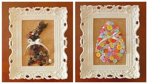 It's boring to have a plain white desk. 50 Button craft ideas for kids of every age, season and ...