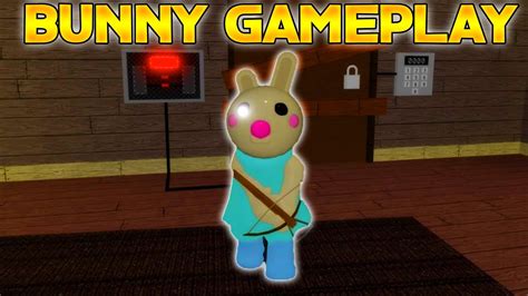 Gameplay As Bunny Skin In Piggy Alpha Roblox Rabbit